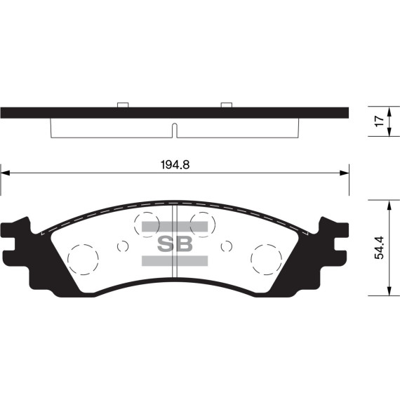 Колодки торм.дисковые Hi-Q FORD EXPLORER 06-10 (D1158)