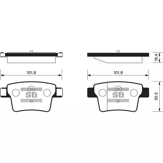 Колодки торм.дисковые Hi-Q FORD MONDEO R 05- (D1071)