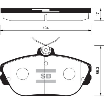 Колодки торм.дисковые Hi-Q FORD TAURUS (D601)