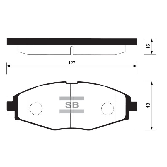 Колодки торм.дисковые Hi-Q GM-KOREA LANOS SOHC MATIZ