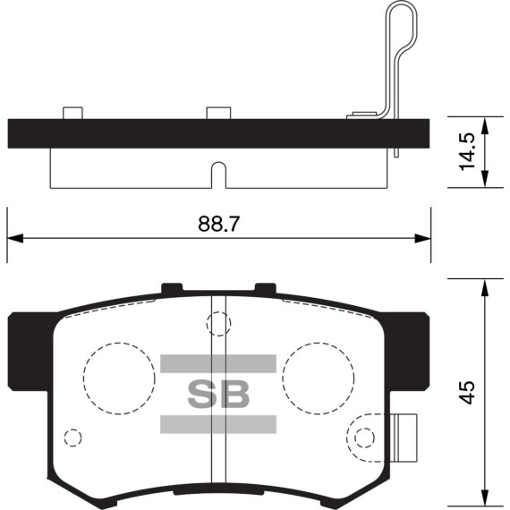 Колодки торм.дисковые Hi-Q HONDA ACCORD 91-07 RR (D537)