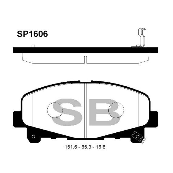 Колодки торм.дисковые Hi-Q HONDA CIVIC IX 12-