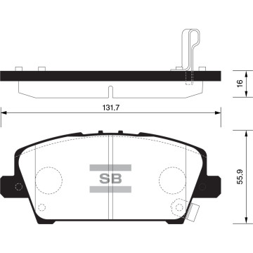 Колодки торм.дисковые Hi-Q HONDA CIVIC VIII SALOON 06
