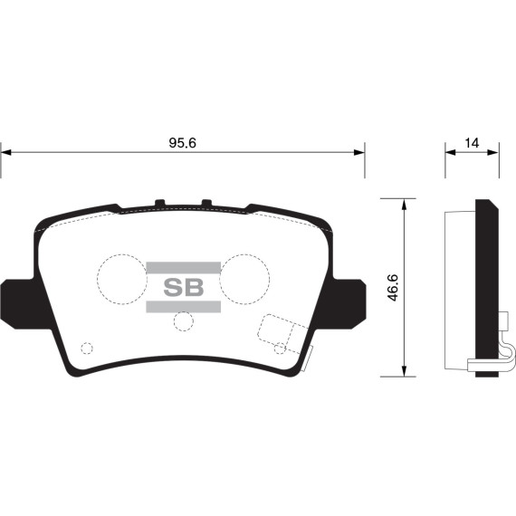 Колодки торм.дисковые Hi-Q HONDA CIVIC VIII SALOON 06- R