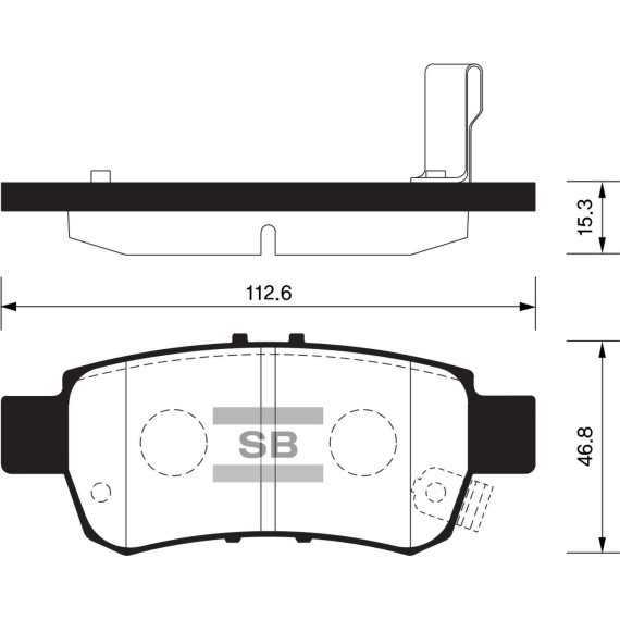 Колодки торм.дисковые Hi-Q HONDA ODYSSEY 05-10 R (D1088)