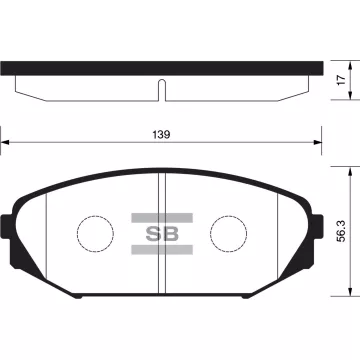 Колодки торм.дисковые Hi-Q HONDA ODYSSEY 99-04 (D793)