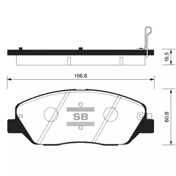 Колодки торм.дисковые Hi-Q HYUNDAI NEW SANTA FE 06MY