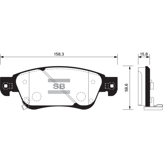 Колодки торм.дисковые Hi-Q INFINITI G37 08-10 (D1287)