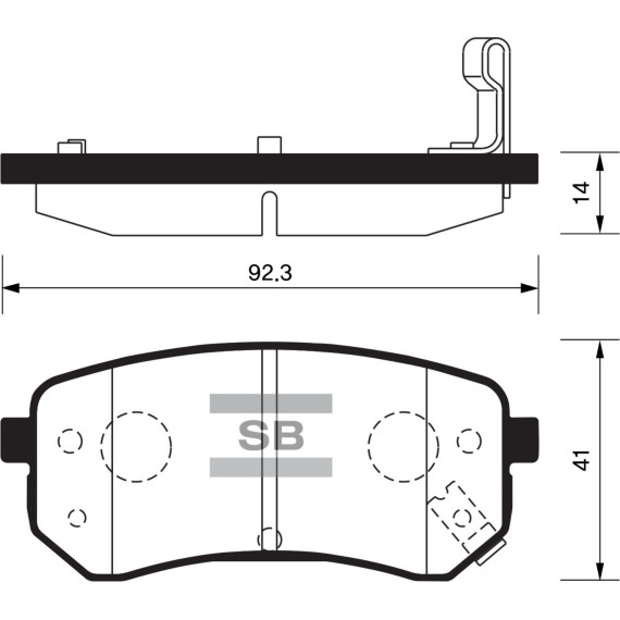 Колодки торм.дисковые Hi-Q KIA MORNING(=PICANTO) R