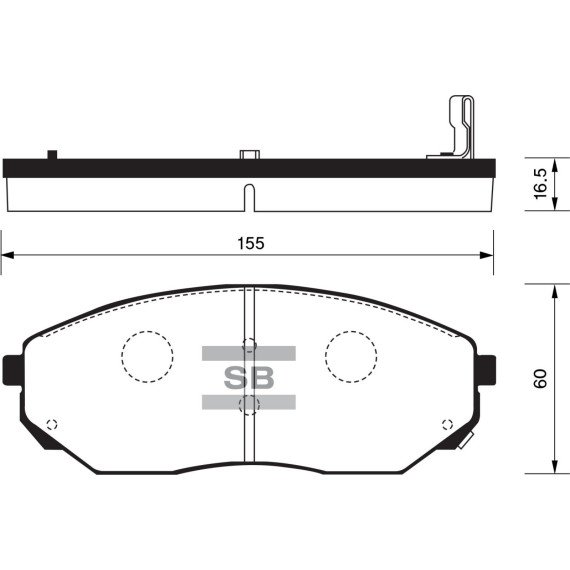 Колодки торм.дисковые Hi-Q KIA SORENTO