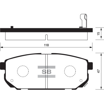 Колодки торм.дисковые Hi-Q KIA SORENTO R