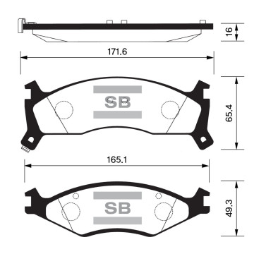 Колодки торм.дисковые Hi-Q KIA SPORTAGE(OLD)