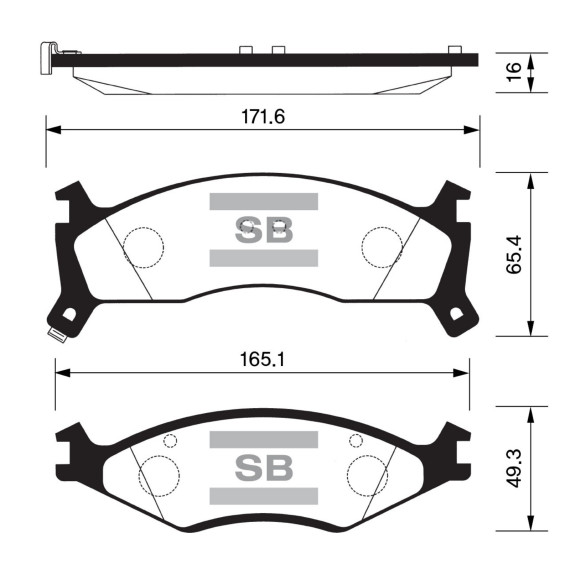 Колодки торм.дисковые Hi-Q KIA SPORTAGE(OLD)
