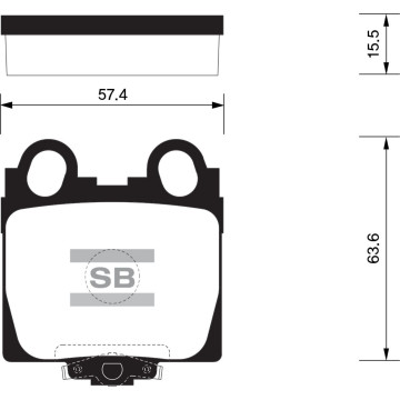 Колодки торм.дисковые Hi-Q LEXUS LEXUS GS300 98-05 R (D771)