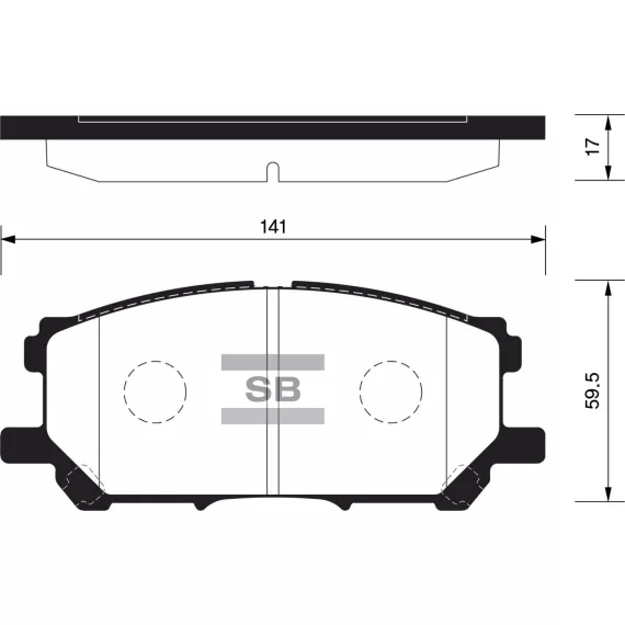 Колодки торм.дисковые Hi-Q LEXUS LEXUS RX330 04-06 (D1005)