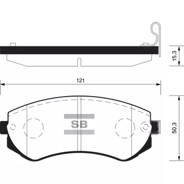 Колодки торм.дисковые Hi-Q NISSAN 240SX 89-96 (D422)