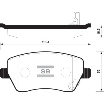 Колодки торм.дисковые Hi-Q NISSAN MICRA III (K12) 03- (D1435)