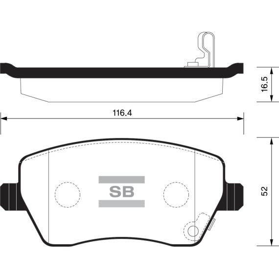 Колодки торм.дисковые Hi-Q NISSAN MICRA III (K12) 03- (D1435)