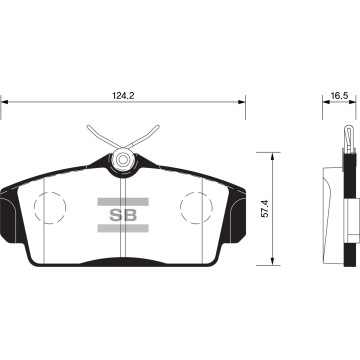 Колодки торм.дисковые Hi-Q NISSAN PRIMERA 16V 96-02 (D1147)