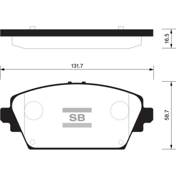 Колодки торм.дисковые Hi-Q NISSAN PRIMERA (P12) 02-