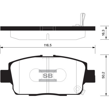 Колодки торм.дисковые Hi-Q SCION XA 05-06 (D1249)