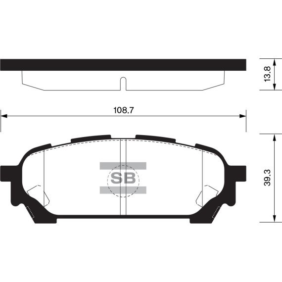 Колодки торм.дисковые Hi-Q SUBARU IMPREZA 04-07 R (D1004)