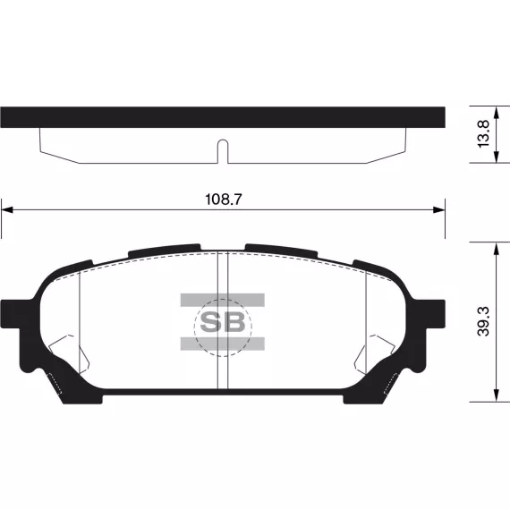 Колодки торм.дисковые Hi-Q SUBARU IMPREZA 04-07 R (D1004)