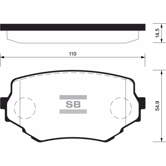 Колодки торм.дисковые Hi-Q SUZUKI XL-7 04-06 (D680)