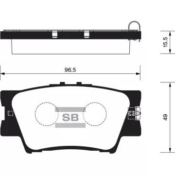 Колодки торм.дисковые Hi-Q TOYOTA RAV4 06- R (D1212)