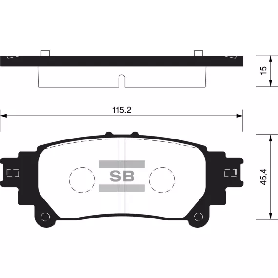 Колодки торм.дисковые Hi-Q TOYOTA SIENNA 11- R (D1391)