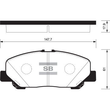 Колодки торм.дисковые Hi-Q TOYOTA TARAGO 07-08 (D1524)