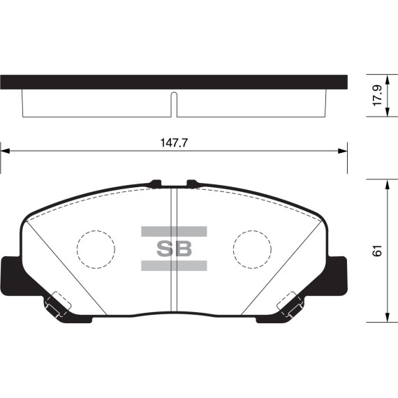 Колодки торм.дисковые Hi-Q TOYOTA TARAGO 07-08 (D1524)