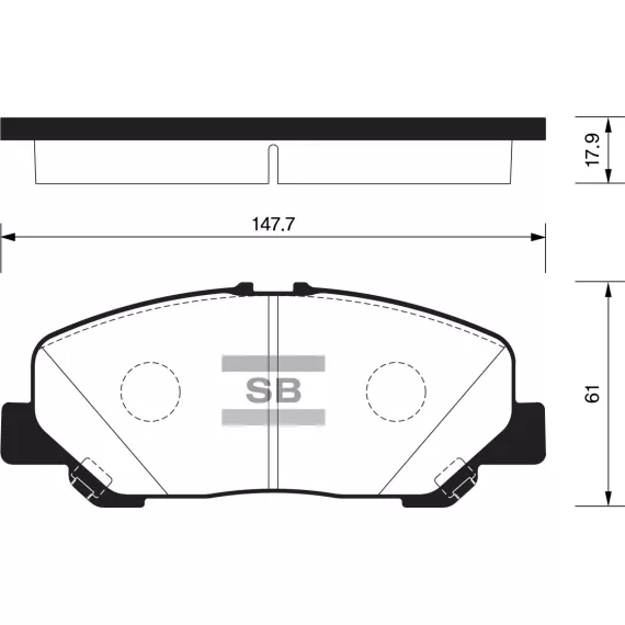 Колодки торм.дисковые Hi-Q TOYOTA TARAGO 07-08 (D1524)