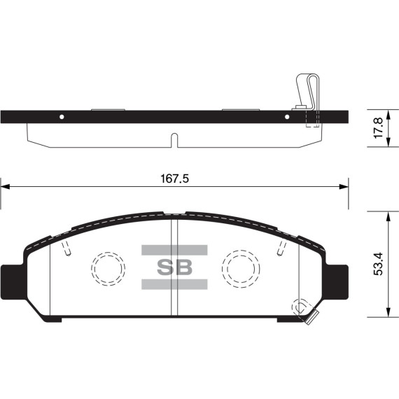 Колодки торм.дисковые Hi-Q TOYOTA VENZA 09-11 (D1401)