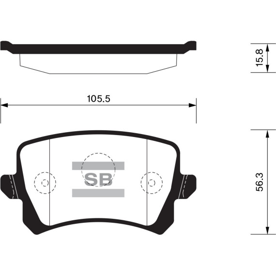 Колодки торм.дисковые Hi-Q VOLKSWAGEN CC 09-14 R (D1348)