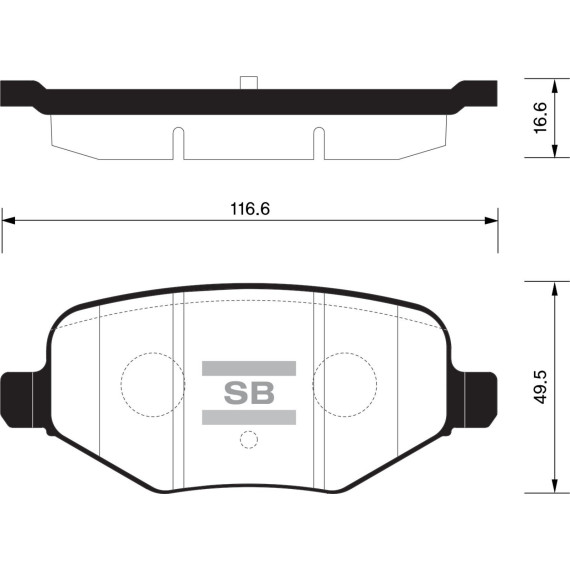 Колодки торм.дисковые Hi-Q задн. FORD EXPLORER SPORT 14 R (D1612)
