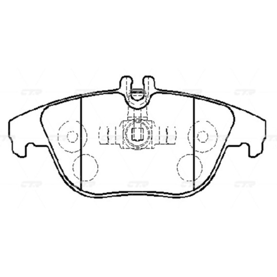 Колодки тормозные дисковые