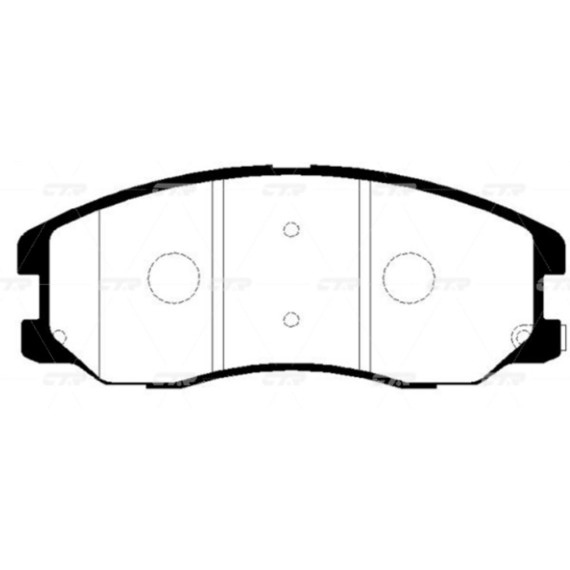 Колодки тормозные дисковые CHEVROLET CAPTIVA 2006- / OPEL ANTARA GK0445