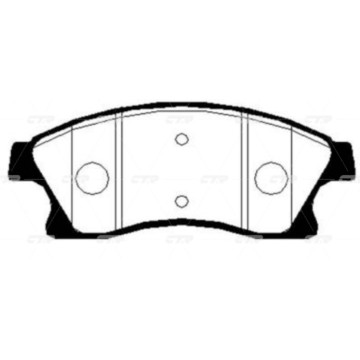 Колодки тормозные дисковые CHEVROLET CRUZE GK0449