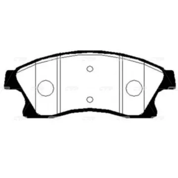 Колодки тормозные дисковые CHEVROLET CRUZE GK0449