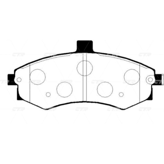 Колодки тормозные дисковые HYUNDAI ELANTRA GK0481