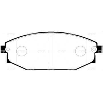 Колодки тормозные дисковые HYUNDAI GALLOPER GK0471