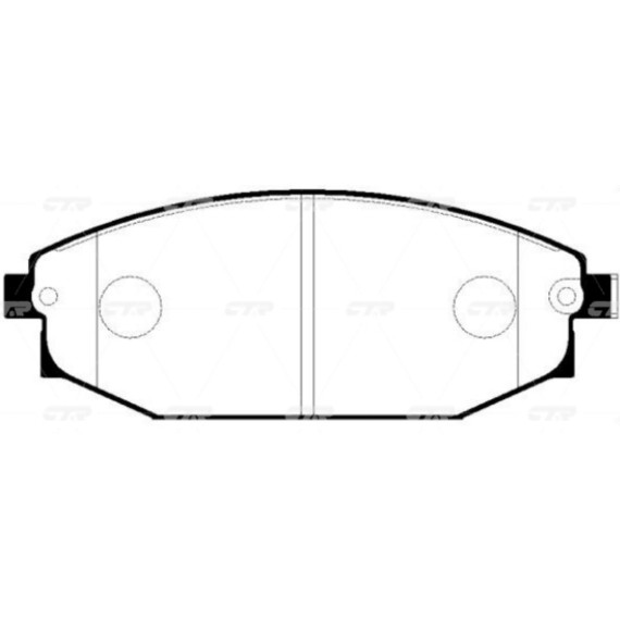 Колодки тормозные дисковые HYUNDAI GALLOPER GK0471