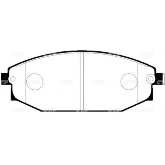 Колодки тормозные дисковые HYUNDAI GALLOPER GK0471