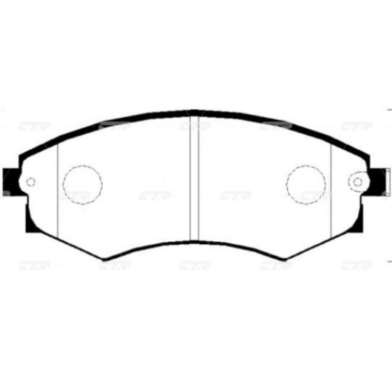 Колодки тормозные дисковые HYUNDAI GK0457