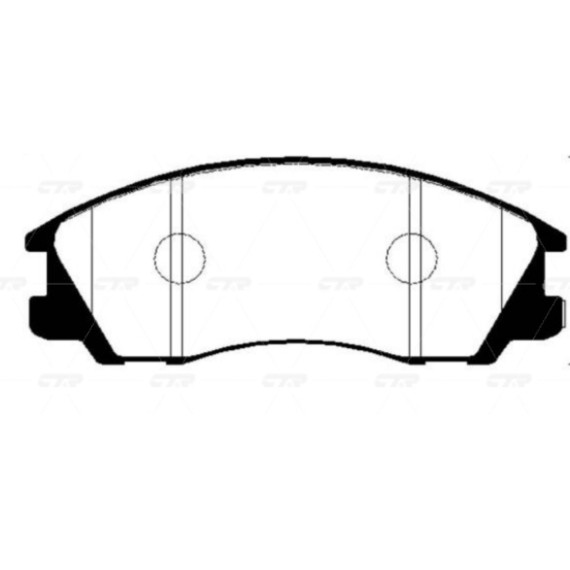 Колодки тормозные дисковые HYUNDAI GK0476