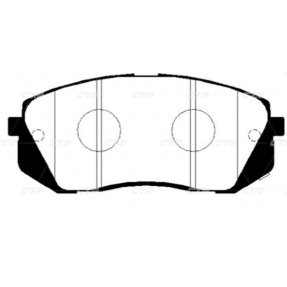 Колодки тормозные дисковые HYUNDAI / KIA GK0547