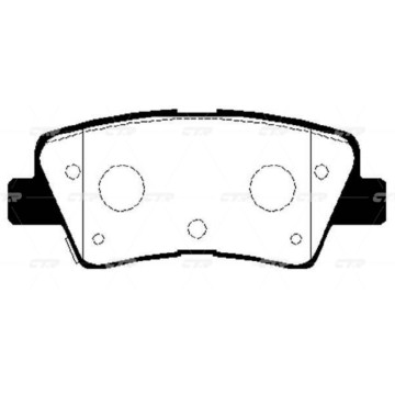 Колодки тормозные дисковые HYUNDAI SOLARIS / KIA RIO GK0499