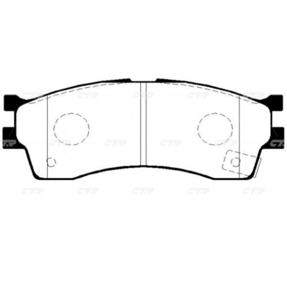 Колодки тормозные дисковые KIA GK0515