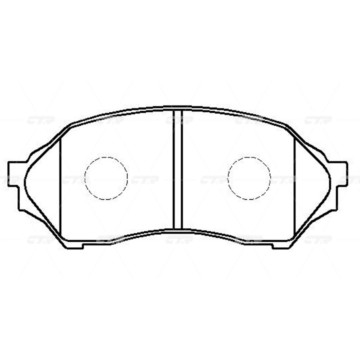 Колодки тормозные дисковые MAZDA GK0647